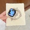 Elastic Beaded Chain Strap for Huawei GT6, Xiaomi 9 Pro, and Apple iWatch 11.