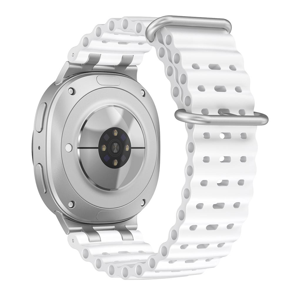 Breathable Watch Strap for Samsung Galaxy Watch8 Classic 46mm/Watch8 44mm/40mm Silicone Band