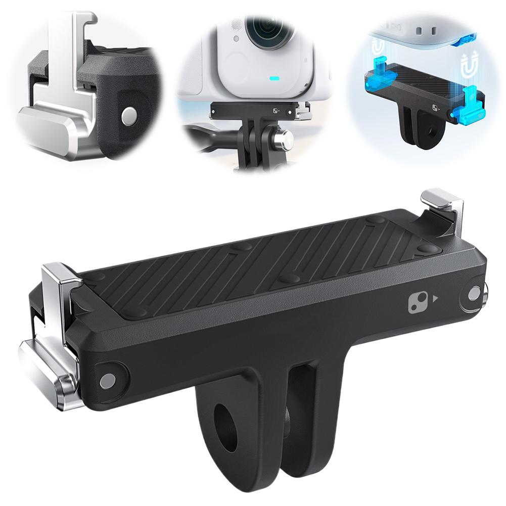Magnetic Adapter Mount For Insta360 Go Ultra Release Mount Base Shock-absorbing Mount Adapter Holder Camera Accessories