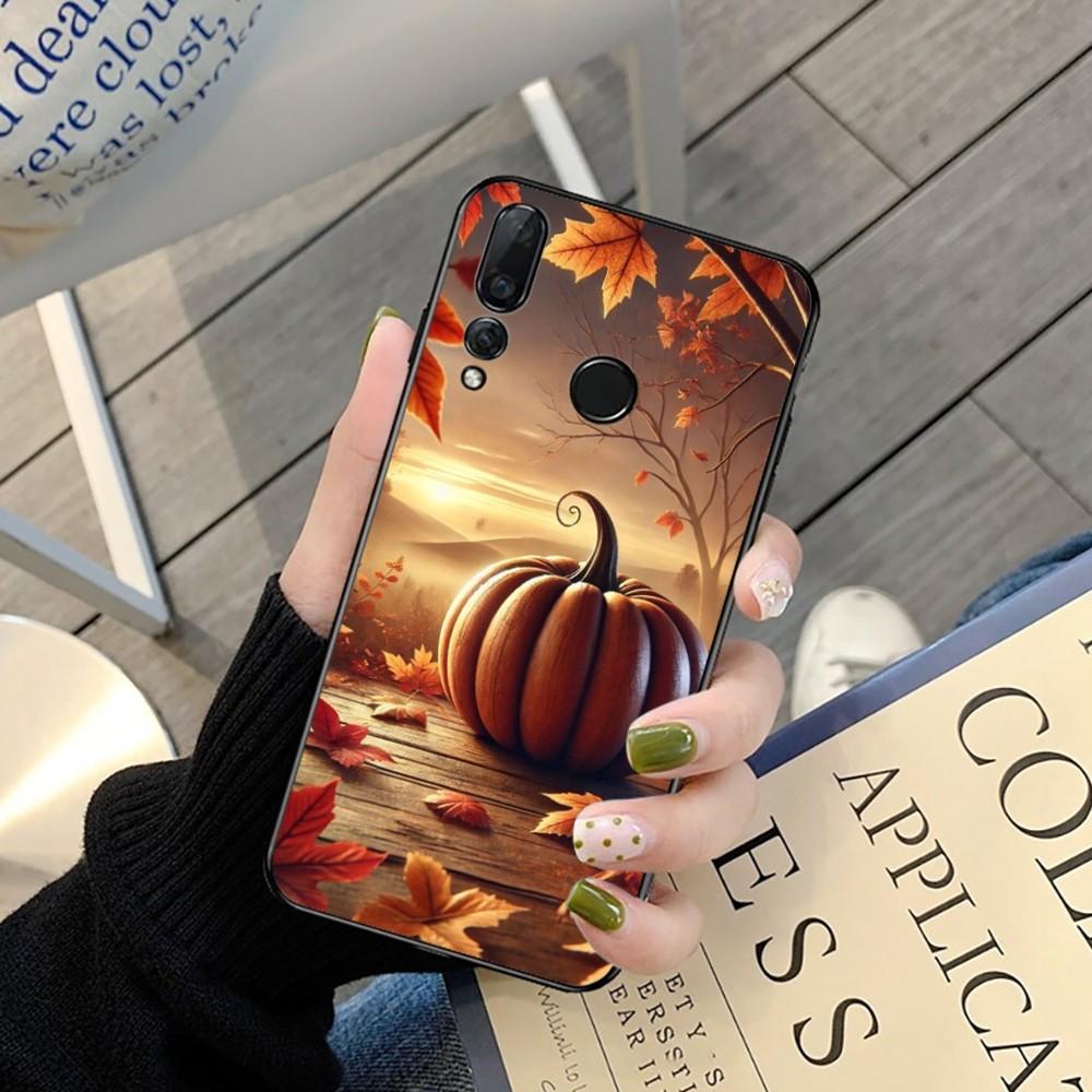 Pumpkin Happy Fall Autumn Phone Case For Huawei Y9 6 7 5 Prime Enjoy 7s 7 8 Plus 7a 9e 9plus 8E Lite Psmart Shell