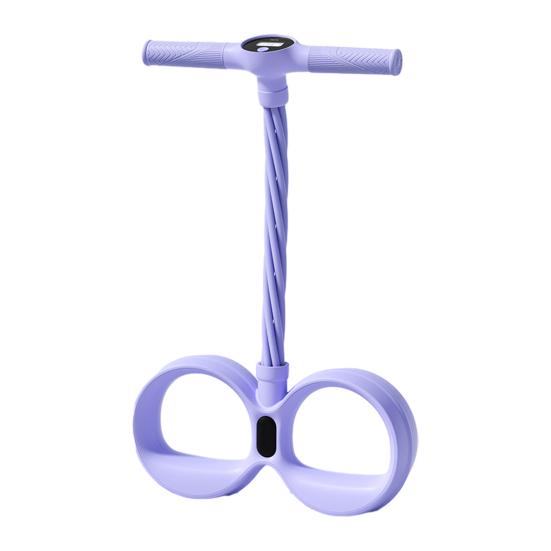 6-Buizen Pedaal Enkeltrekker Weerstandsband met Teller Handvat Elastisch Yoga Sit-up Trek Touw Mannen Vrouwen Pedaal Spanner Oefening Apparaat