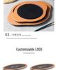 Creative Melamine Plate with Handle - Japanese Imitation Porcelain for Pizza, Steak, and Barbecue