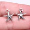 20pcs Conch Shell Starfish Connector Charms Pendants For Jewelry Making DIY Handmade Craft