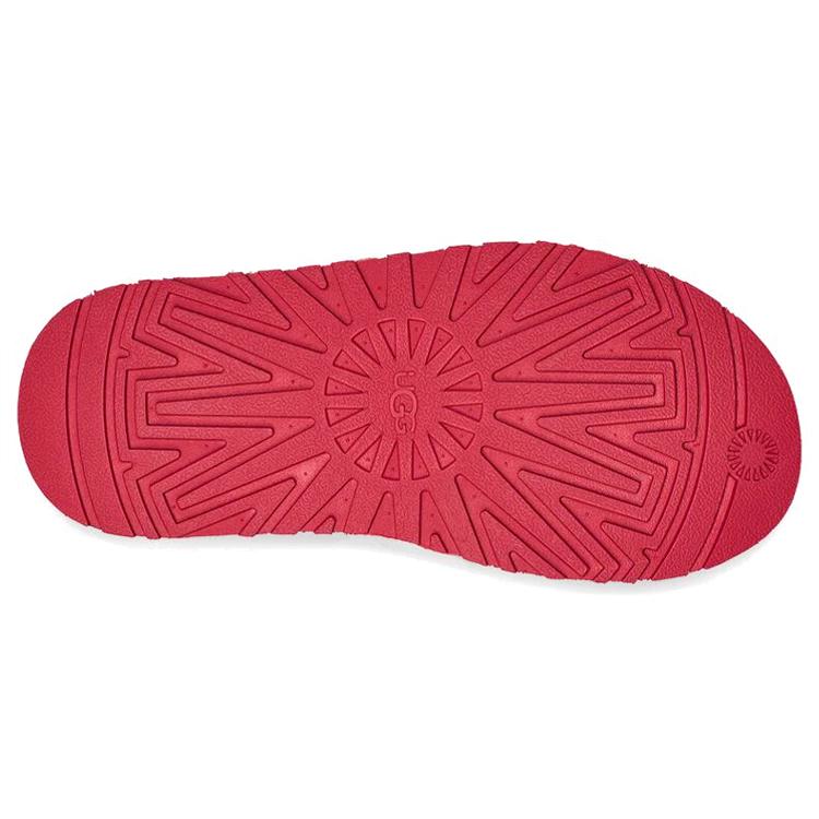 UGG DISCO Lammfell Stilvolle Sandale Damen Hibiskus Rosa 1112258-HSPK