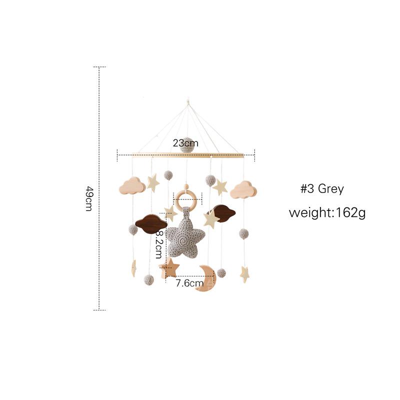 Rotating Crib Mobile: Newborn Baby Sleep Aid & Educational Rattle Toy