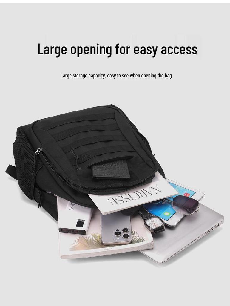 Large Capacity Camouflage Outdoor Backpack - Multifunctional Hiking, Climbing, Cycling, and Tactical Bag