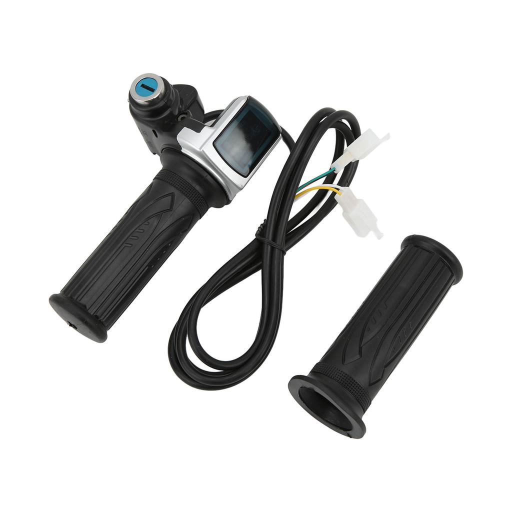 36V 1000W Motor Brushed Speed Controller with Locking Battery Display Throttle Twist Grip for Mini Bike
