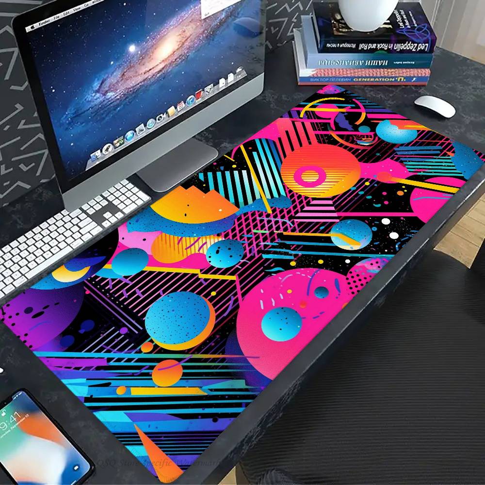Abstract And Quirky Colors Mousepad Non-slip Suitable For Office Computers Laptops E-sports Game Desk Mats XXL Keyboard
