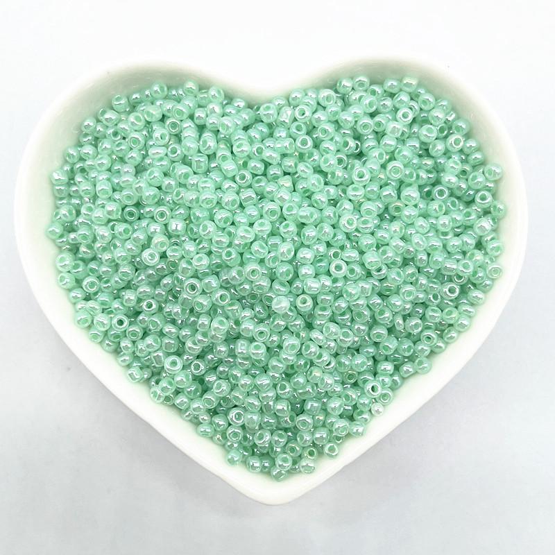 New 15g/lot 4mm Effect of The Cream Charm Czech Glass Seed Beads for Jewelry Making DIY Bracelet Necklace Accessories