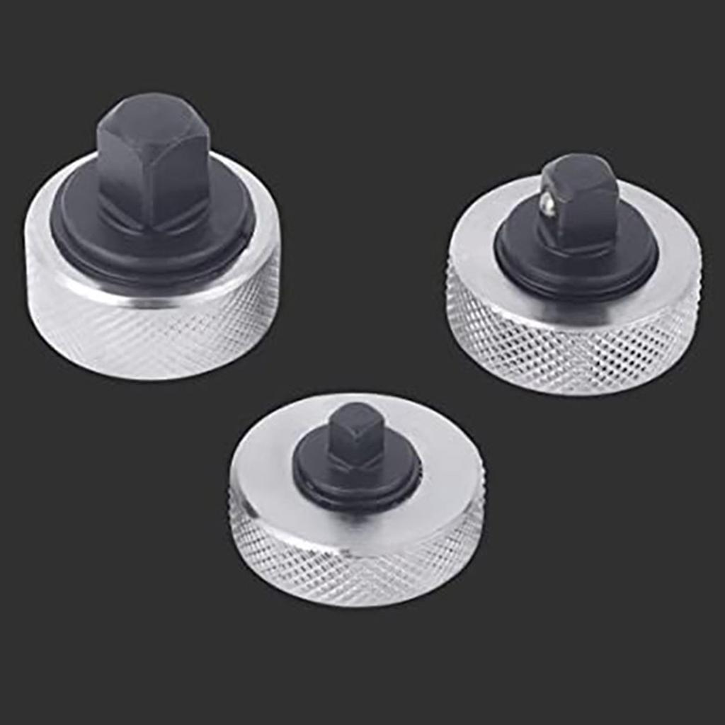 3Pcs Finger Ratchet Set Reversible Thumbwheel  Palm Wrench 1/4 3/8 1/2in Drive Compact Dia 38mm