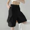 2024 New Cargo Women's Summer Shorts Casual Solid Color Girls Bermuda Shorts Knee Length Pants With Pockets