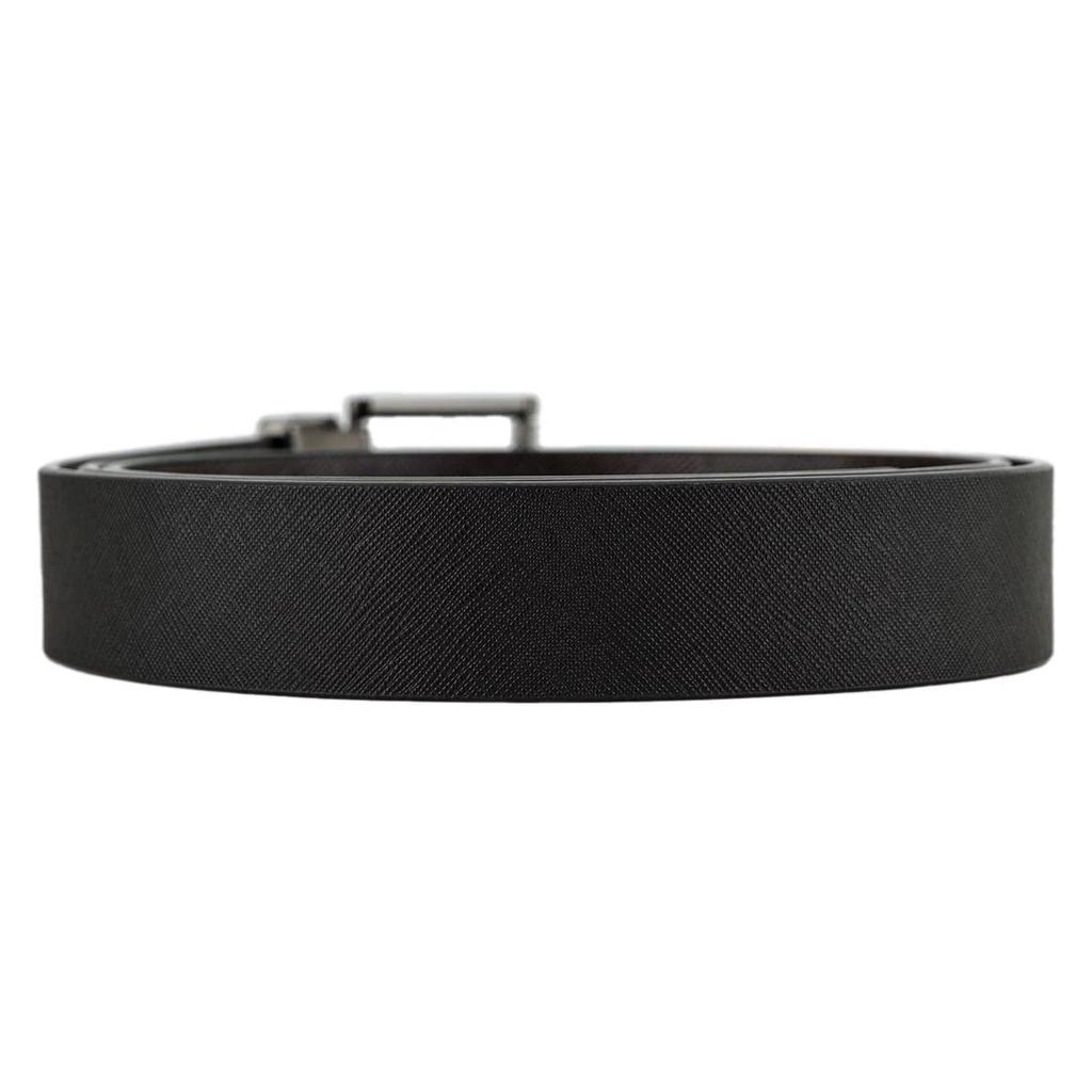 Lærbelte Reversibelt belte 11CK010025 SVART x MØRKEBRUNT Mørkebrunt [Calvin Klein] Herre [Brukt]