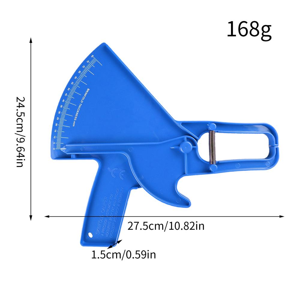 Fettmaß für den Körper 0-88mm Lightstuff Körper Hautfaltenmessschieber Professionell Tragbar Doppelfeder Fettmaßband Genau Handheld