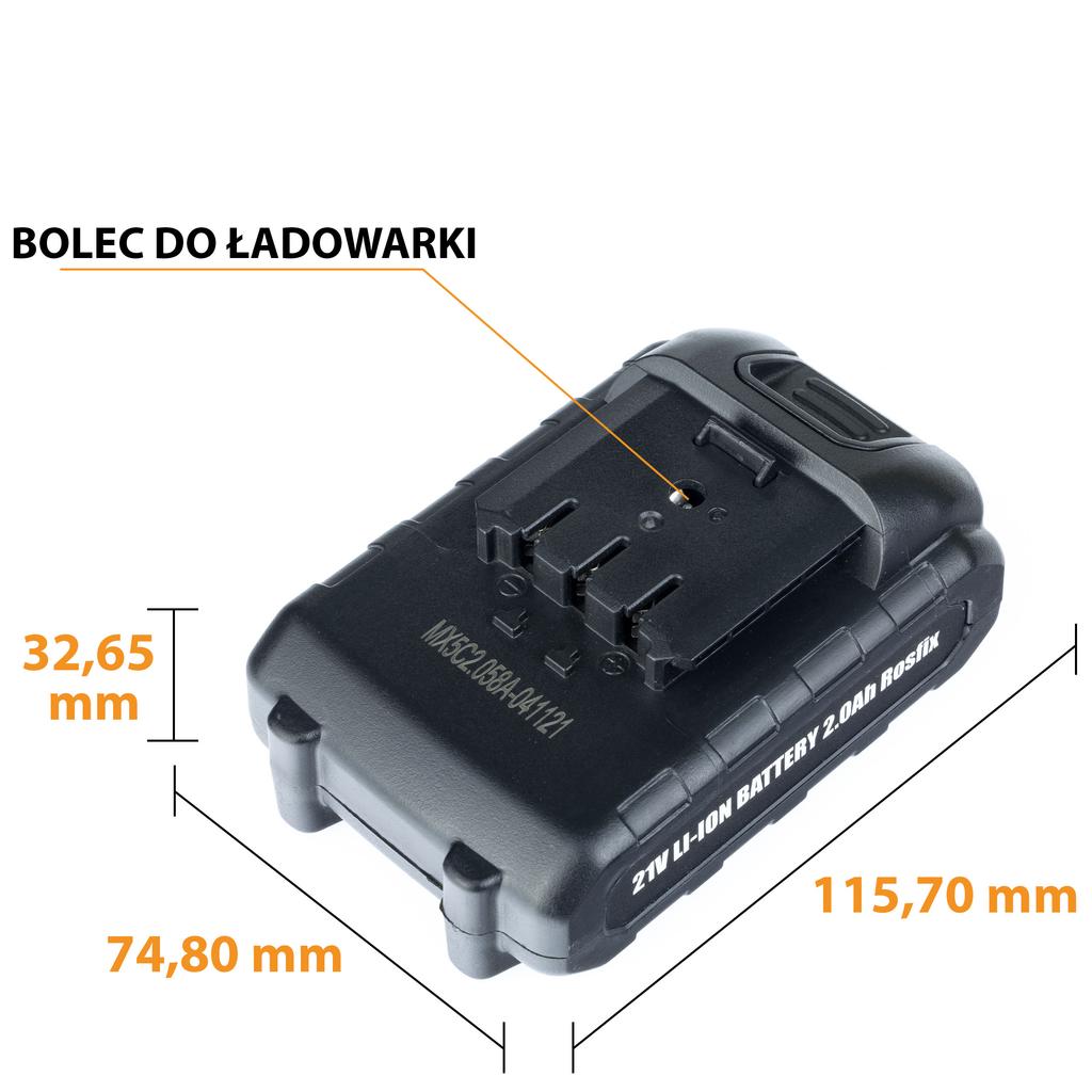 2.0Ah Battery For Rosfix Animal Series Power Tools