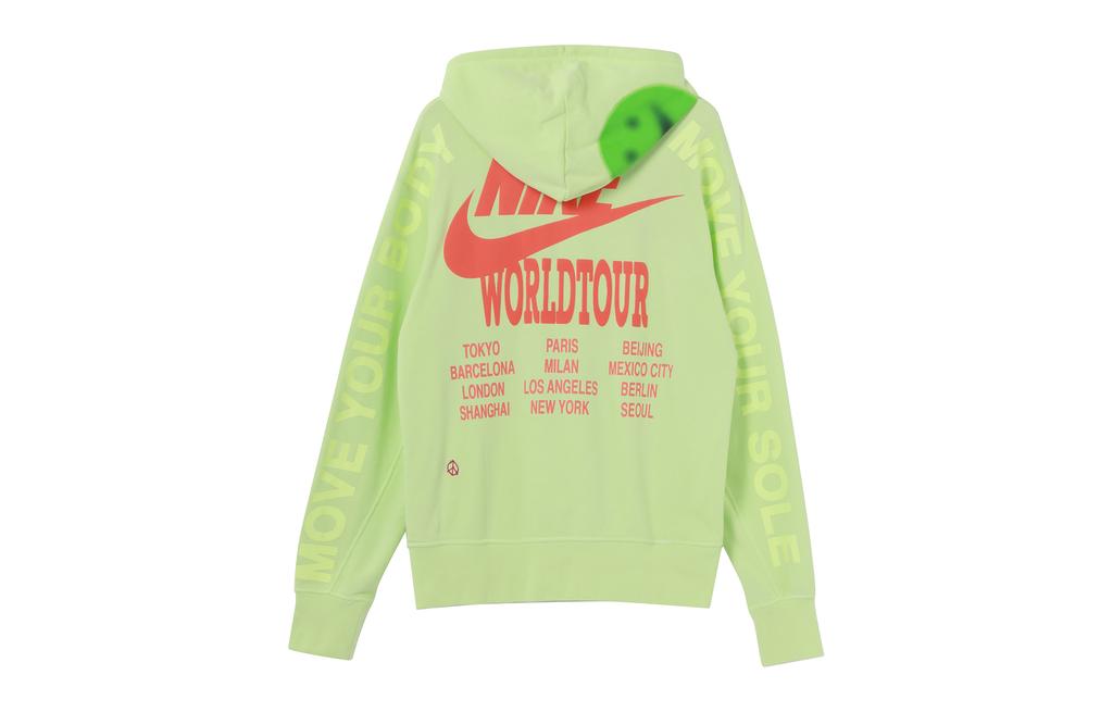 Nike Alphabet Print Pullover Hoodie DA0932-383