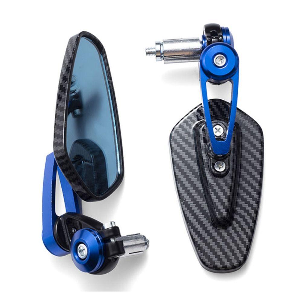 

Blue Glass Motorcycle Rearview Mirror Anti-glare Reflector Vintage Side Mirrors Universal синій