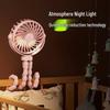 Rechargeable Mini Octopus Handheld Fan: Portable and Desktop Use