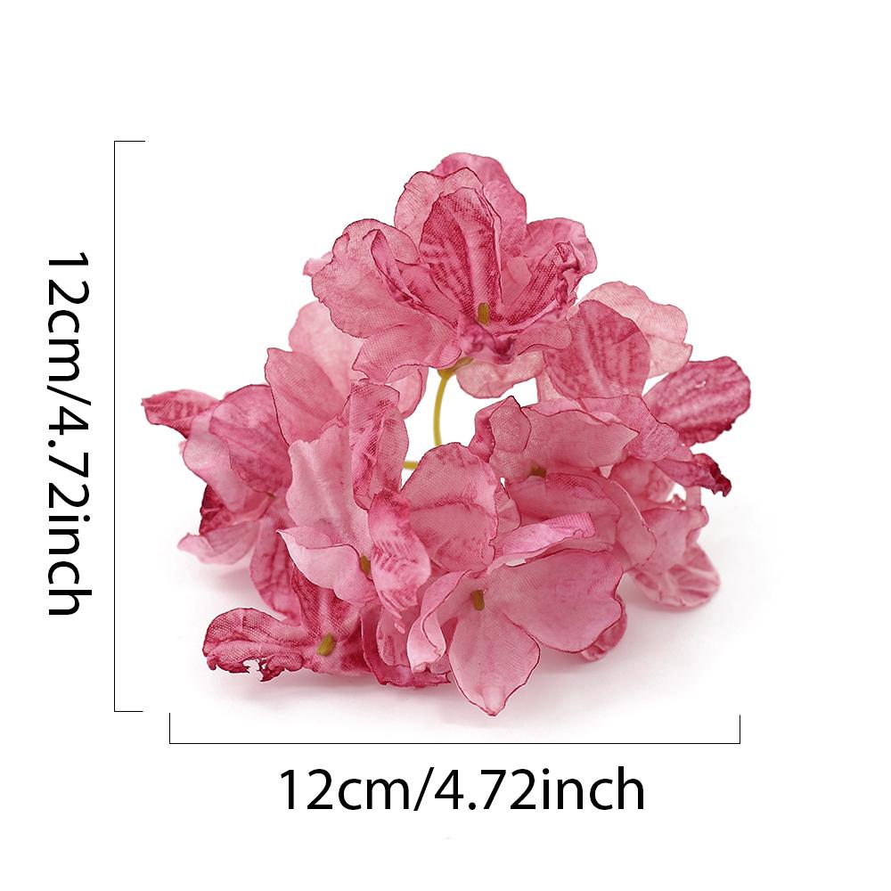 5/10Pcs Artificial Burnt Edge Flower Heads Artificial Silk Home Restaurant Vase Decoration DIY Mother's Day Bridal Wedding Decor