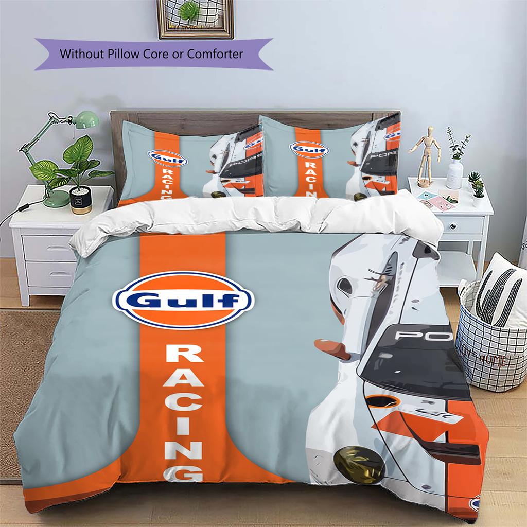 Cartoon Pattern Bedding Quilt Set Quilt Cover Pillowcase Home Decoration Birthday Gift (1 * duvet cover + 2 * pillowcase, without core)