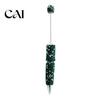 Crystal Diamond Gel Pen Beadable Pens, Bling Rhinestone Beaded DIY Bead Pen, Shaft Decorative Craft Black Ink Ballpoint Pens for Decorations