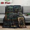 Underwater Fish Collection 2D Flat Pattern Flannel Blanket, High quality All Seasons, Home Decor, Warmth and Comfort, Perfect for Christmas Gifts.