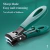 Ultra Sharp Nail Clipper Stainless Steel Wide Jaw Opening Anti Splash Toe Fingernail Trimmers Nail Cutter Manicure Pedicure Tool