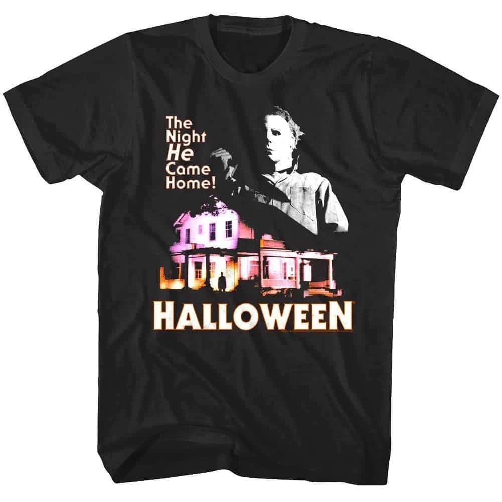 Halloween Haunted House Men s T Shirt XXL