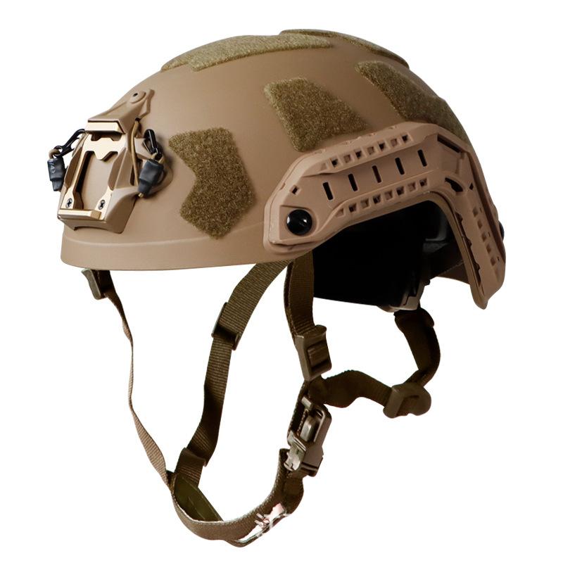 Lightweight tactical FAST helmet with third-generation