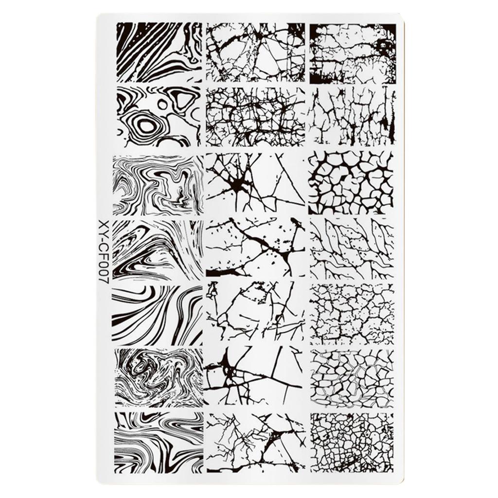 Fashion Nail Art Stamping Plate Manicure Nail Art Design Decoration Accessories for Home and Professional Salon Use