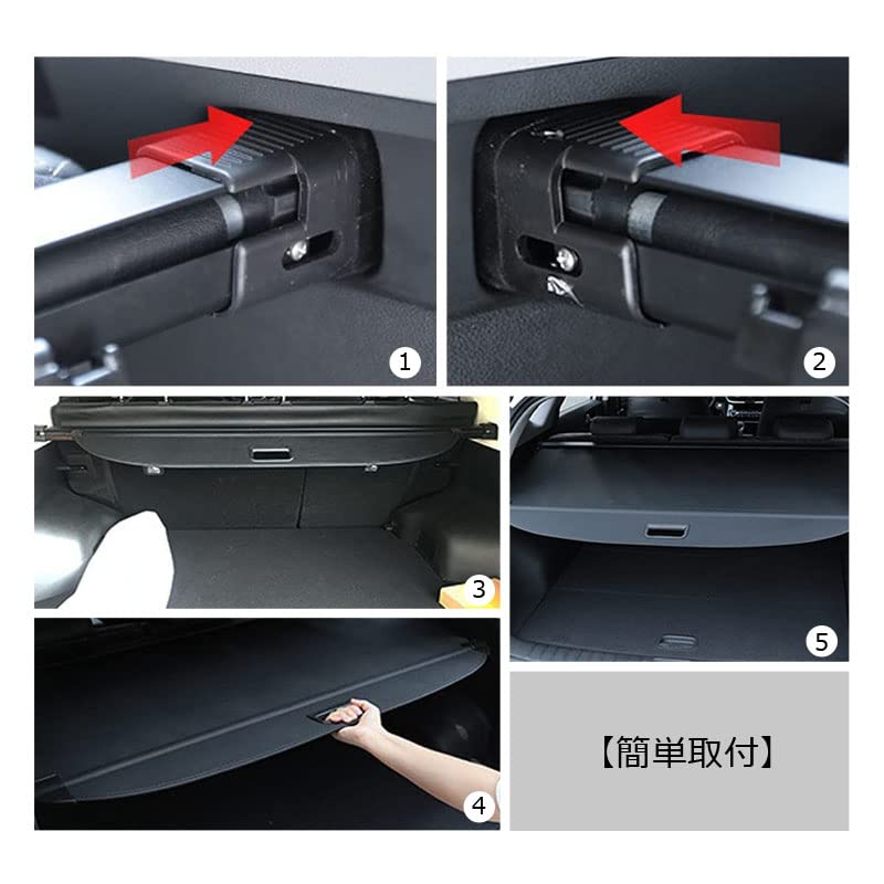 MEKOMEKO New Toyota Corolla Cross Tonneau Cover with Luggage Roller Privacy High Temperature Cover with Leather and Aluminum 1 Compatible with the New