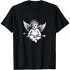 #snirt Small Angel Thick Angel with Bow and Arrow Cupid T-Shirt(4)