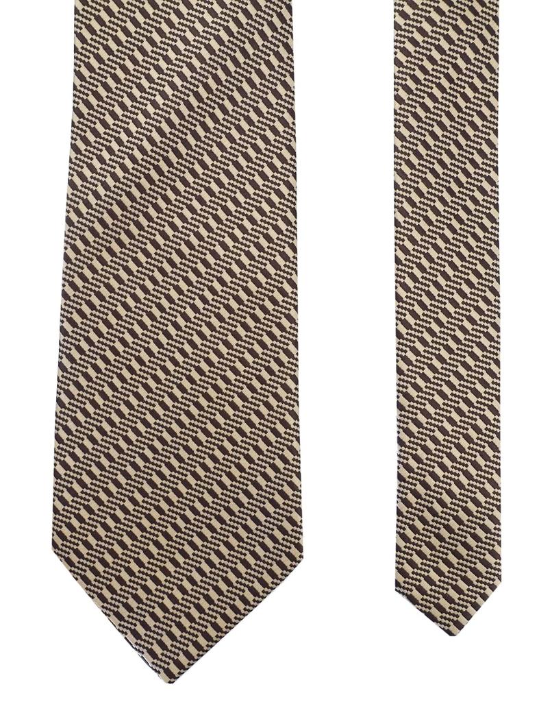 [Towergem] Men's Polyester Single Color Tie, 160cm Extra Long Brown Tie