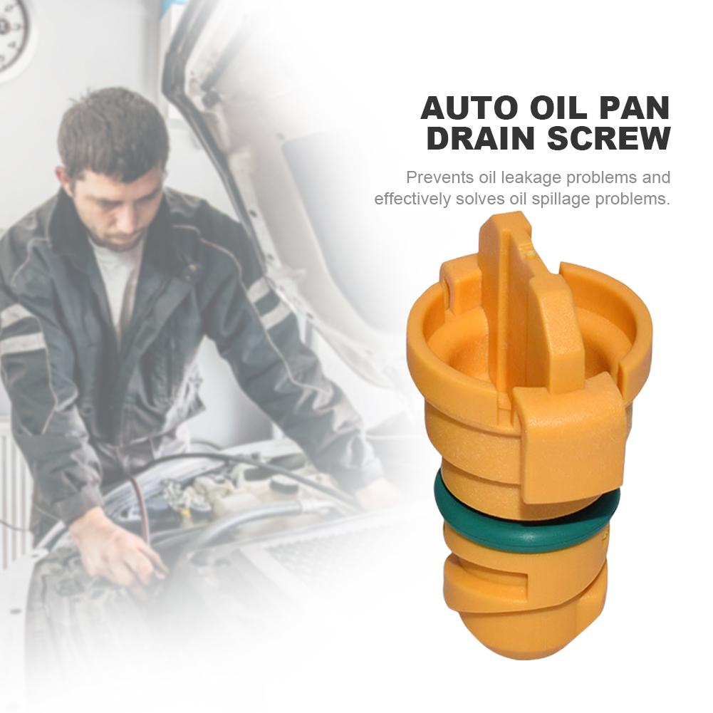 Engine Oil Drain Plug KX6Z6730B Oil Pan Drain Screw BC3Z6730A Nylon for Ford Explorer 2020-2025 for Lincoln MKZ 2017-2020