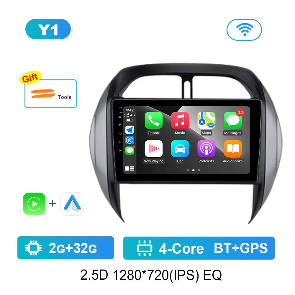 

Автомагнитола с ОС Android 9 для TOYOTA RAV4 2003 - 2005 DSP Стерео 4G WiFi BT Навигация GPS QLED Экран Вентилятор охлаждения