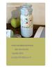 Portable Three-Way Kids Thermos Cup with Straw - Cute Cartoon Design