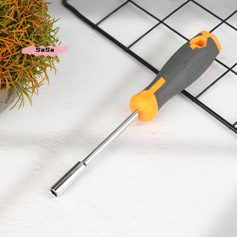 S-1Pc 6.3mm Hex Adapter Screwdriver Handle Magnetic Head Screwdriver Bit Holder Multifunctional Magnetic Bit Driver Tool Parts