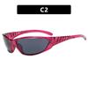 Lightweight Comfortable Durable High Quality Trendy Edgy Punk High End Designer Style Female Male Sun Glasses Hip-hop