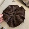 Korean Dongdaemun New Leopard Print Scrunchie Premium Hair Tie Elastic