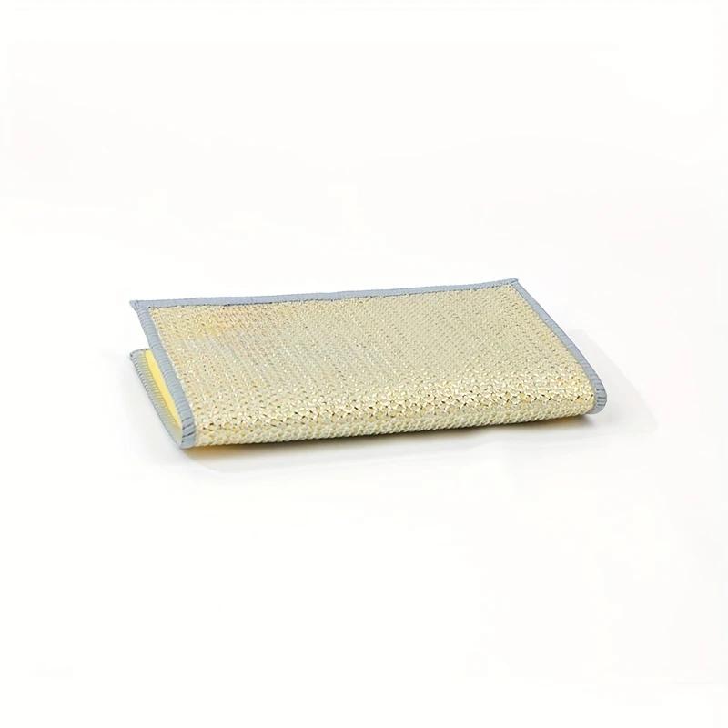 

General-purpose Household Multi-functional Portable Thick Steel Wire Rag Strong Friction Oil-absorbing Cleaning Cloth 1pc