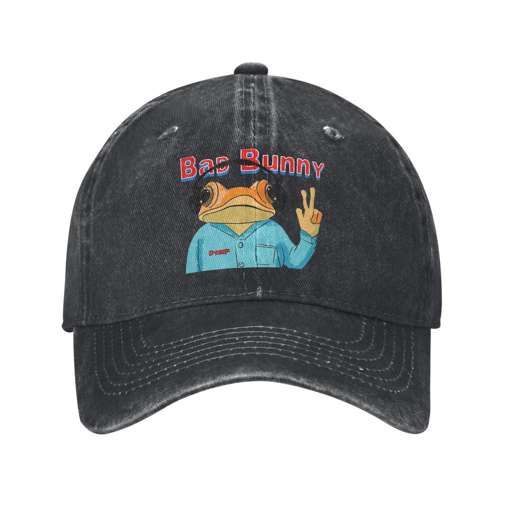 DTMF Débit Tirer Plus de Photos Style Unisexe Casquette de Baseball Bad Bunny Casquettes Lavées Casquette Mode Activités Extérieures Ajustement Réglable Couvre-Chef