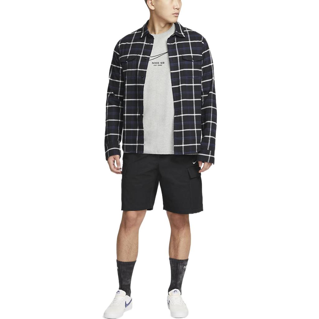 Nike Einfarbige Utility-Shorts mit Knöpfen für Herren Unterteile Schwarz DQ6293-010