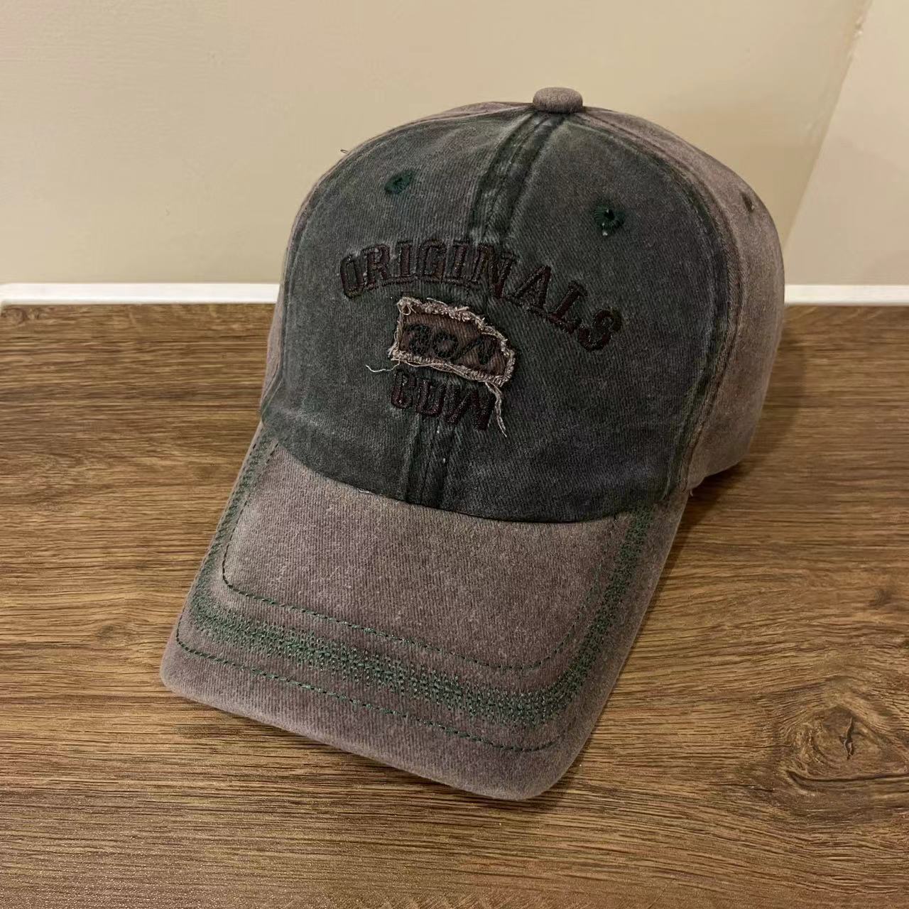 

Винтажная бейсболка из стираного хлопка с вышивкой букв для мужчин, уличная, хип-хоп, для походов, спортивная, женская, солнцезащитная, снэпбэк, папина шляпа Adult