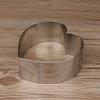 WS Stainless Steel Heart-shaped Mousse Ring Cake Mold
