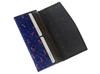 Inden Nagomi Long 7516 Navy Deerskin X Black Red Dragonfly Pattern [Indenya] Wallet, Bundles, Lacquer, Lacquer,