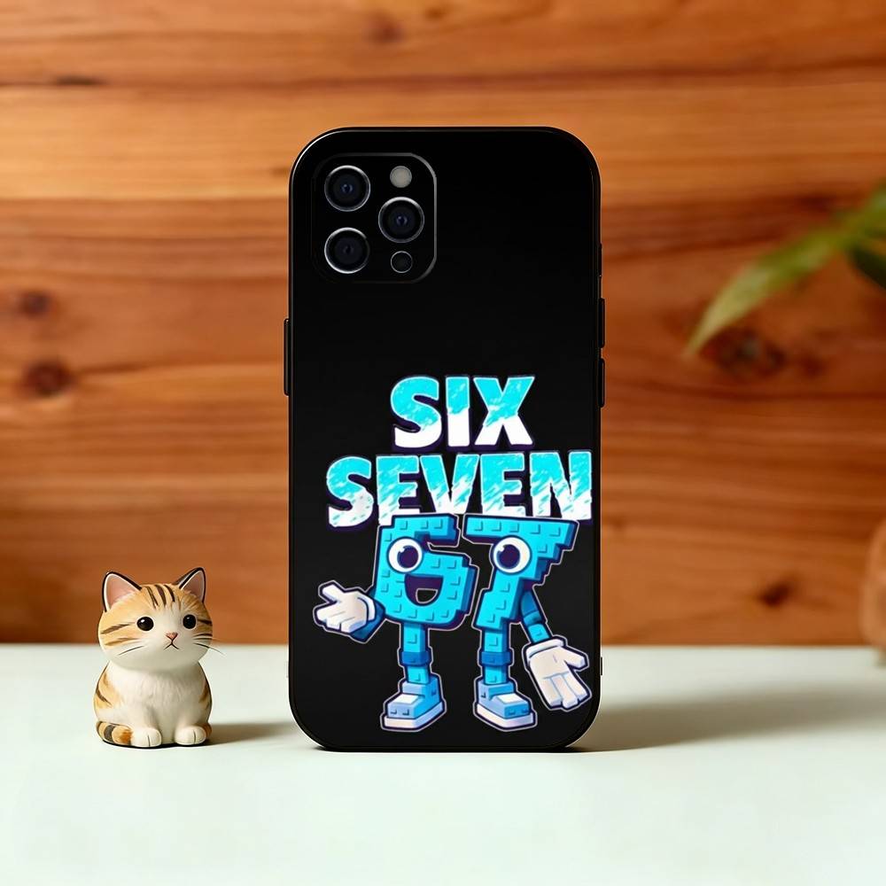 S-Six S-Seven 67 SS Phone Case Silicone Soft For IPhone 17 16 15 14 13 12 11 X XR Plus Pro Max Plus