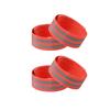 High Reflective Bands Elastic Armband Wristband Ankle Straps 2/4Pcs Safety Reflector Tape Motorcycle Clothing For Night Biking