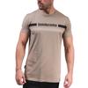 LAMBRETTA Męski T-shirt w paski na piersi