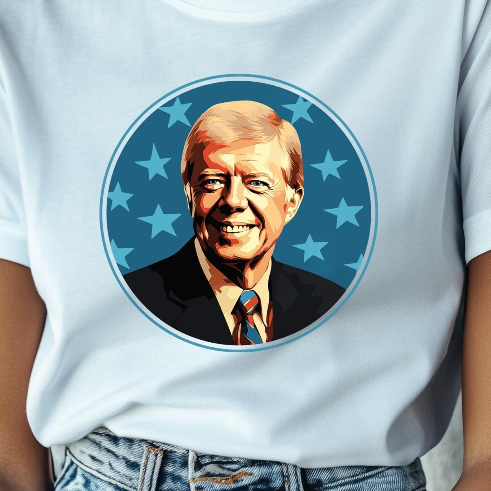 Jimmy Carter unisex t-shirt, President Illustration, Jimmy Carter , Presidential Campaign, Collector s t-shirt S