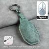 Car Key Case Cover For Byd Formula Leopard 5 Fangchengbao 5   Leather Keychain 3 Buttons Keyless Holder Accessories