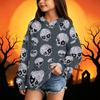 Kids Halloween Casual Printed Hoodie for Boys and Girls